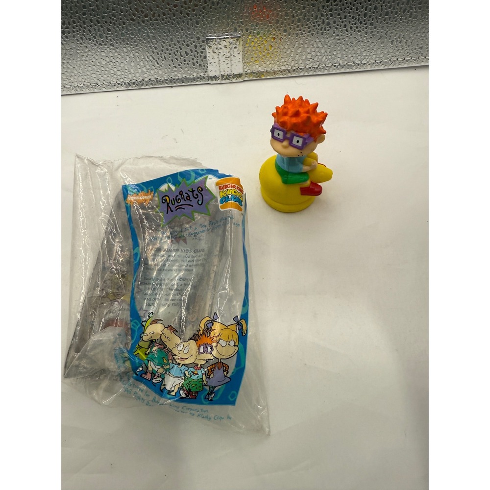 Vintage 1997 Burger King Kids Club Rugrats‎ Chuckie Toy  Figure
